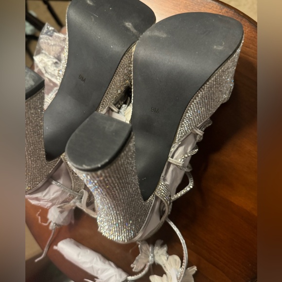 Blindin Pixie Queen Lace Up Heels size 9 NEW 🦋 - Picture 3 of 9